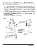 Предварительный просмотр 23 страницы Monessen Hearth HWB600 Installation, Operation And Maintenance Manual