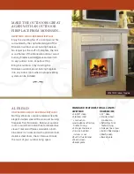 Preview for 3 page of Monessen Hearth HWB700OD Brochure & Specs