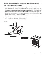 Предварительный просмотр 23 страницы Monessen Hearth HWB700OD Installation, Operation And Maintenance Manual