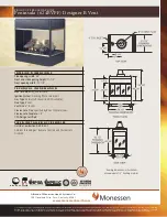 Monessen Hearth Indoor Gas Fireplace 624BVPF Product Specifications preview