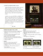 Preview for 3 page of Monessen Hearth Indoor Gas Fireplace IDV490C Specification Sheet