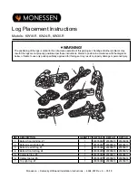 Monessen Hearth KW24-R Log Placement Instructions preview