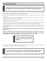 Preview for 12 page of Monessen Hearth LCUF36-R Installation And Operating Instructions Manual