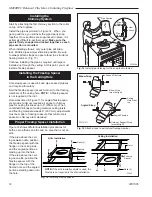 Предварительный просмотр 12 страницы Monessen Hearth M400BFC Homeowner'S Installation And Operating Manual