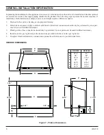 Preview for 6 page of Monessen Hearth Magnum Unvented Vent-Free Fireboxes MCUF36D Installation And Operating Instructions Manual