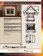 Monessen Hearth MCUF42D-F Magnum Product Specifications предпросмотр