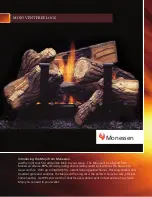 Monessen Hearth Mojo 7408INT Brochure & Specs предпросмотр