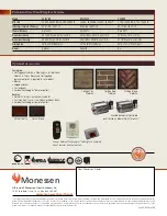 Preview for 4 page of Monessen Hearth Premium DV20TNV Brochure & Specs