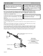 Preview for 21 page of Monessen Hearth SS38 Installation And Operating Instructions Manual