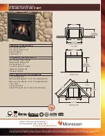 Monessen Hearth Vent Free Insert DIS33G Product Specifications preview