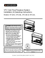 Monessen Hearth VFC24 Installation & Operating Instructions Manual preview