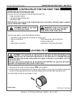 Preview for 17 page of Monessen Hearth VFC24 Installation & Operating Instructions Manual