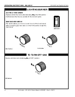 Preview for 18 page of Monessen Hearth VFC24 Installation & Operating Instructions Manual