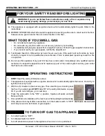 Preview for 22 page of Monessen Hearth VFC24 Installation & Operating Instructions Manual