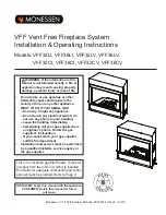 Предварительный просмотр 1 страницы Monessen Hearth VFF Installation & Operating Instructions Manual