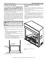 Предварительный просмотр 11 страницы Monessen Hearth VFF Installation & Operating Instructions Manual