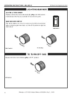 Предварительный просмотр 18 страницы Monessen Hearth VFF Installation & Operating Instructions Manual