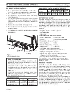 Предварительный просмотр 5 страницы Monessen Hearth WDV Wideview WDV500 Installation And Operating Instructions Manual