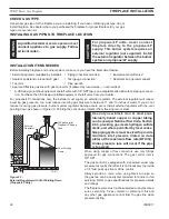 Предварительный просмотр 22 страницы Monessen Hearth WDV Wideview WDV500 Installation And Operating Instructions Manual