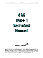 Money Control SR3 Technical Manual preview