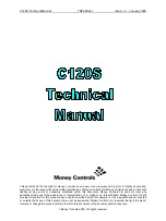 Money Controls C120S Technical Manual preview