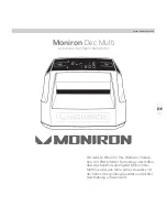 Предварительный просмотр 10 страницы Moniron Dec Multi User Manual