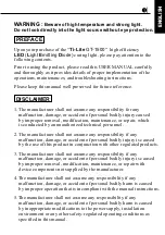 Preview for 3 page of Monitex Ti-Lite GT-1500 User Manual