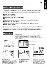 Preview for 7 page of Monitex Ti-Lite GT-1500 User Manual