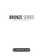 Preview for 1 page of Monitor Audio Bronze 1 Owner'S Manual