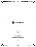 Preview for 16 page of Monitor Audio Bronze BX Series Owner'S Manual