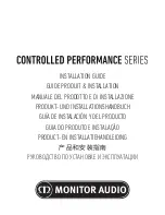 Monitor Audio Controlled Performance series Installation Manual preview