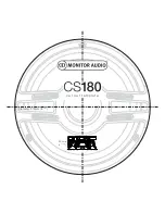 Preview for 7 page of Monitor Audio CS180 Installation Manual