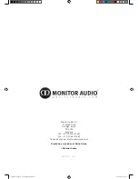 Preview for 40 page of Monitor Audio CT165 Product And Installation Manual