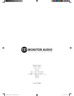 Preview for 64 page of Monitor Audio CT165 Product And Installation Manual