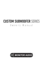 Monitor Audio CW10 Owner'S Manual preview