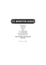 Предварительный просмотр 134 страницы Monitor Audio CW10 Owner'S Manual