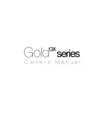 Preview for 1 page of Monitor Audio GOLD GX series Owner'S Manual