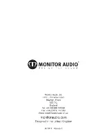 Preview for 15 page of Monitor Audio Gold GX100 Owner'S Manual