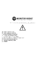 Preview for 16 page of Monitor Audio Gold GX100 Owner'S Manual