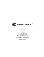 Preview for 20 page of Monitor Audio Gold GX100 Owner'S Manual