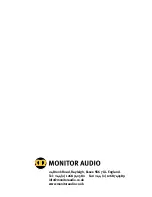 Preview for 17 page of Monitor Audio Gold Reference GR20 Owner'S Manual