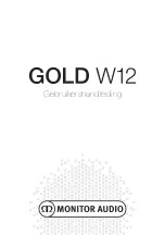 Preview for 99 page of Monitor Audio Gold W12 Owner'S Manual