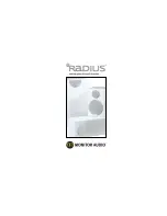 Monitor Audio Loudspeaker Radius Brochure & Specs preview