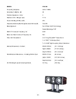 Preview for 36 page of Monitor Audio PL100 STAND Platinum series Owner'S Manual