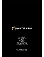 Preview for 40 page of Monitor Audio PL100 STAND Platinum series Owner'S Manual