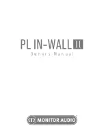 Monitor Audio Platinum In-Wall II Owner'S Manual preview