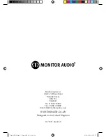 Preview for 11 page of Monitor Audio R oneHD Owner'S Manual