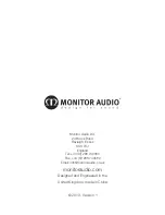 Preview for 14 page of Monitor Audio Silver 1 Owner'S Manual