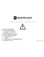 Preview for 15 page of Monitor Audio Silver 1 Owner'S Manual