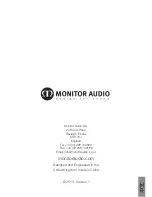 Предварительный просмотр 113 страницы Monitor Audio Silver series Owner'S Manual